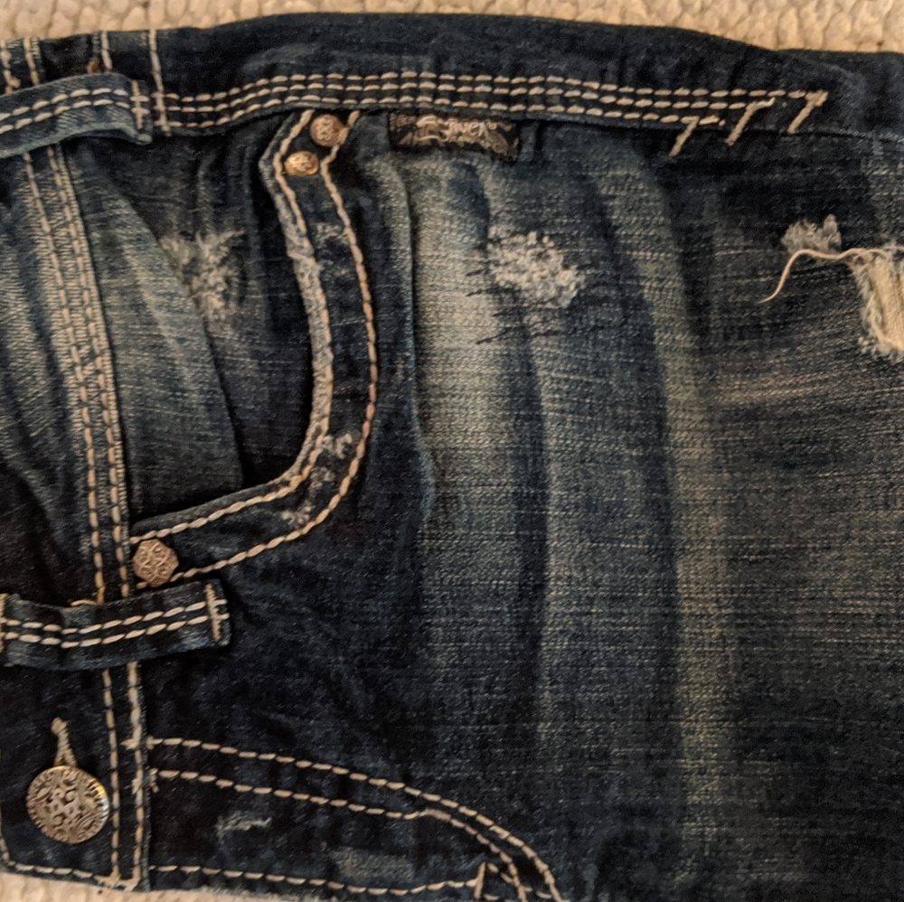 Silver jeans